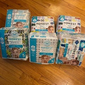 Honest Diapers Size 5 - six packages